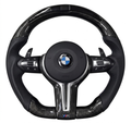 BMW M sport carbon fibre LED steering wheel