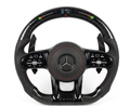 Mercedes AMG carbon fibre steering wheel with LED lights